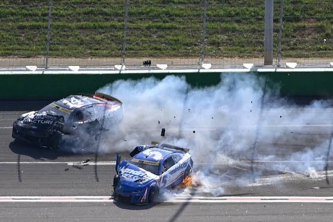 About a minute ago Nascar 5 Drivers confirmed dead in…..