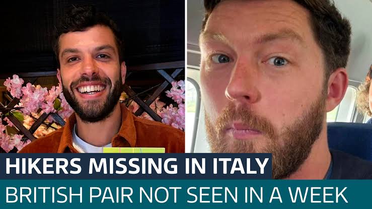 DOLOMITES TRAGEDY: Two British men missing for nearly a week in Dolomites in northern Italy….